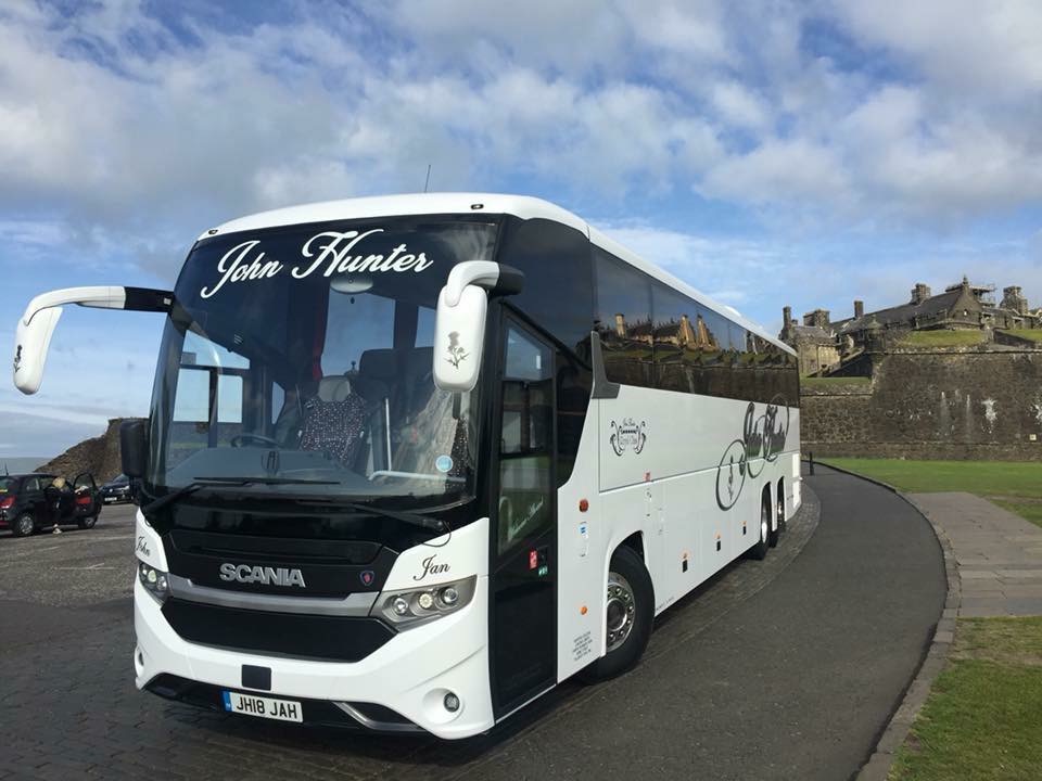 Hunters coaches for golfing and sightseeing tours