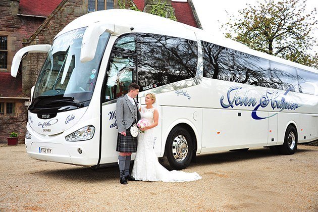 Our coaches are perfect for weddings
